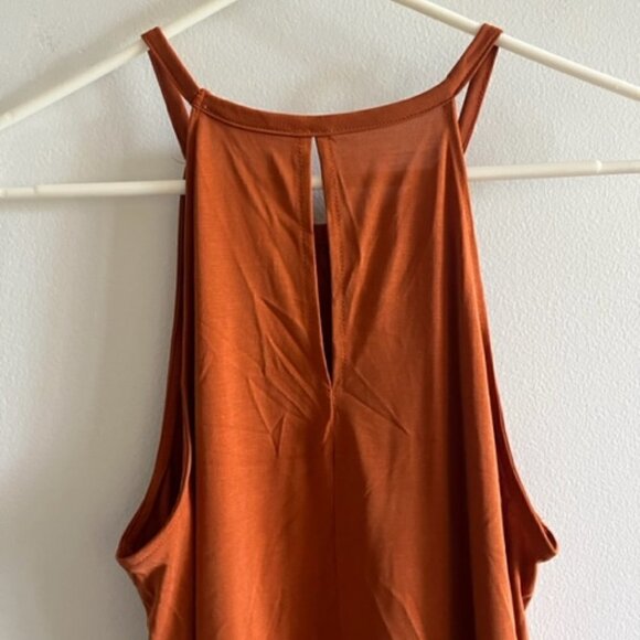double zero rust colored dress NWT / midi length - Picture 3 of 9